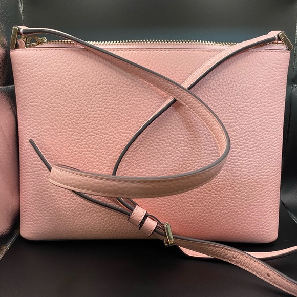 Kate Spade Harlow Crossbody in Tea Rose Pink - Picture 2 of 9